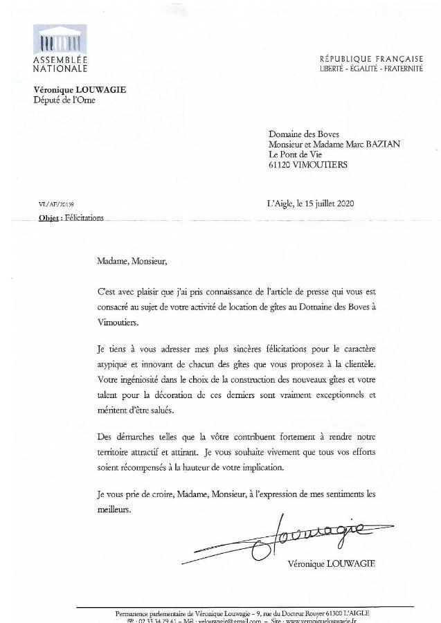 Hébergements Insolites dans tonneaux - Gite Le Coup de Foudre Vimoutiers Esterno foto